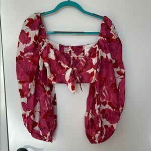 Alice mccall pink crop top size 4